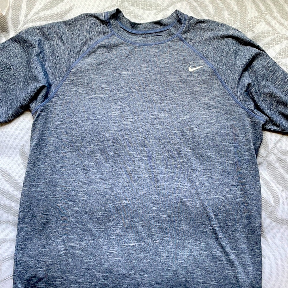 Nike Dri-Fit tee. Blue.